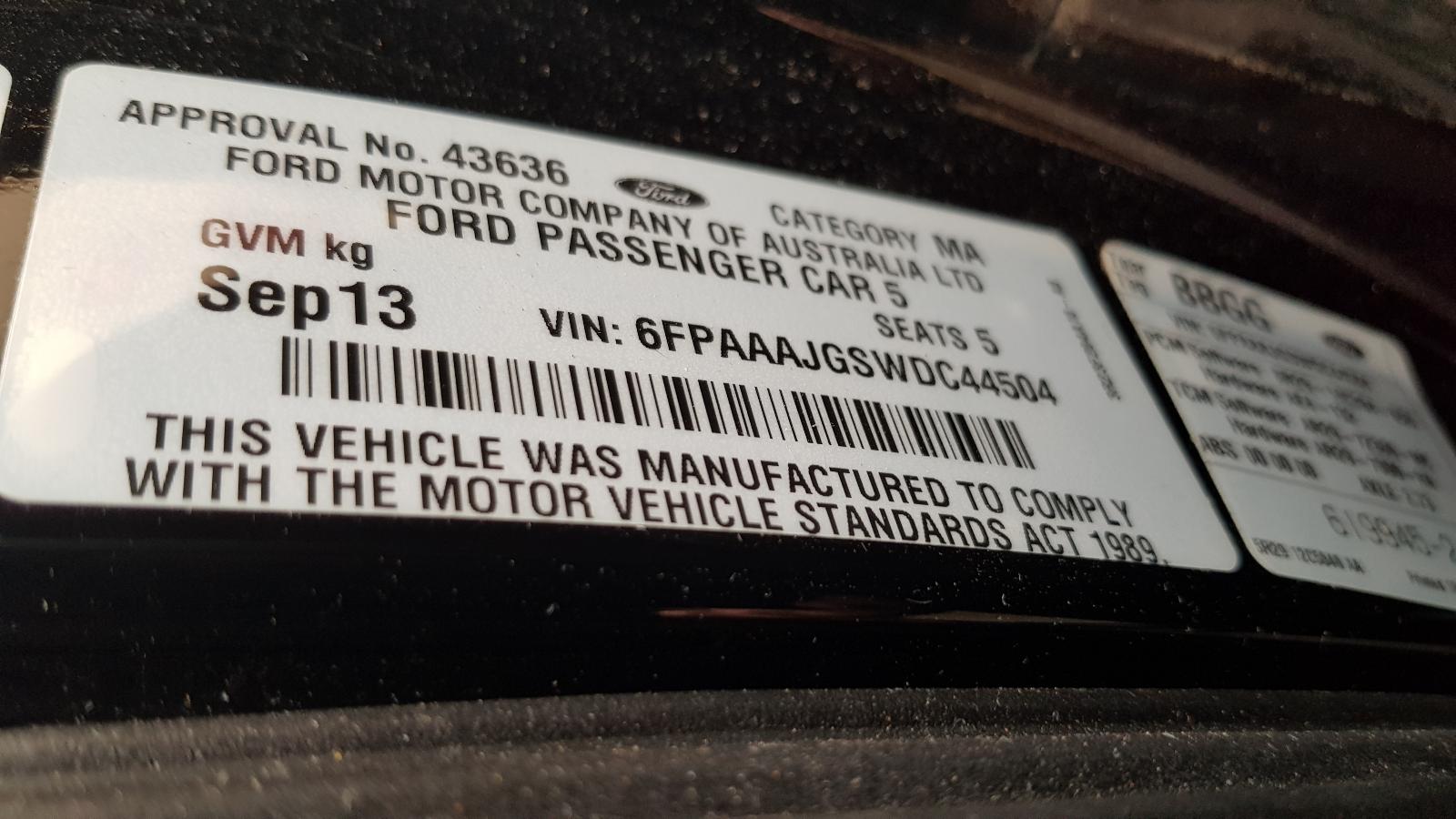 View Auto part Left Rear Trailing Arm Ford Falcon 2013
