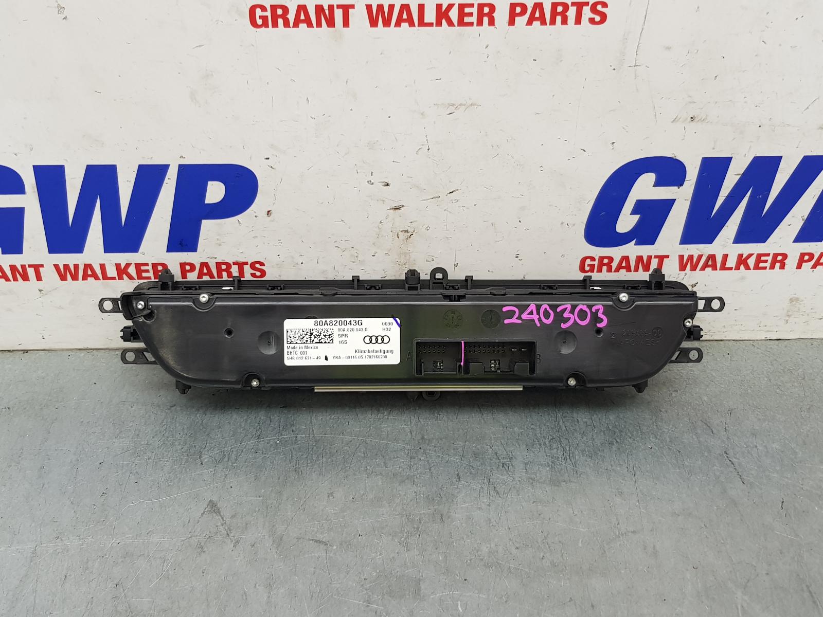 2017 Audi Q5 Heater/Ac Controls View Auto part Heater/Ac Controls Audi Q5 2017