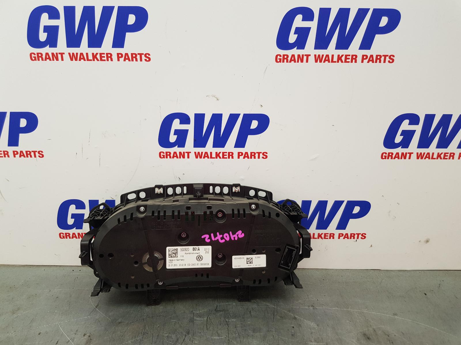 View Auto part Instrument Cluster Volkswagen Golf 2013