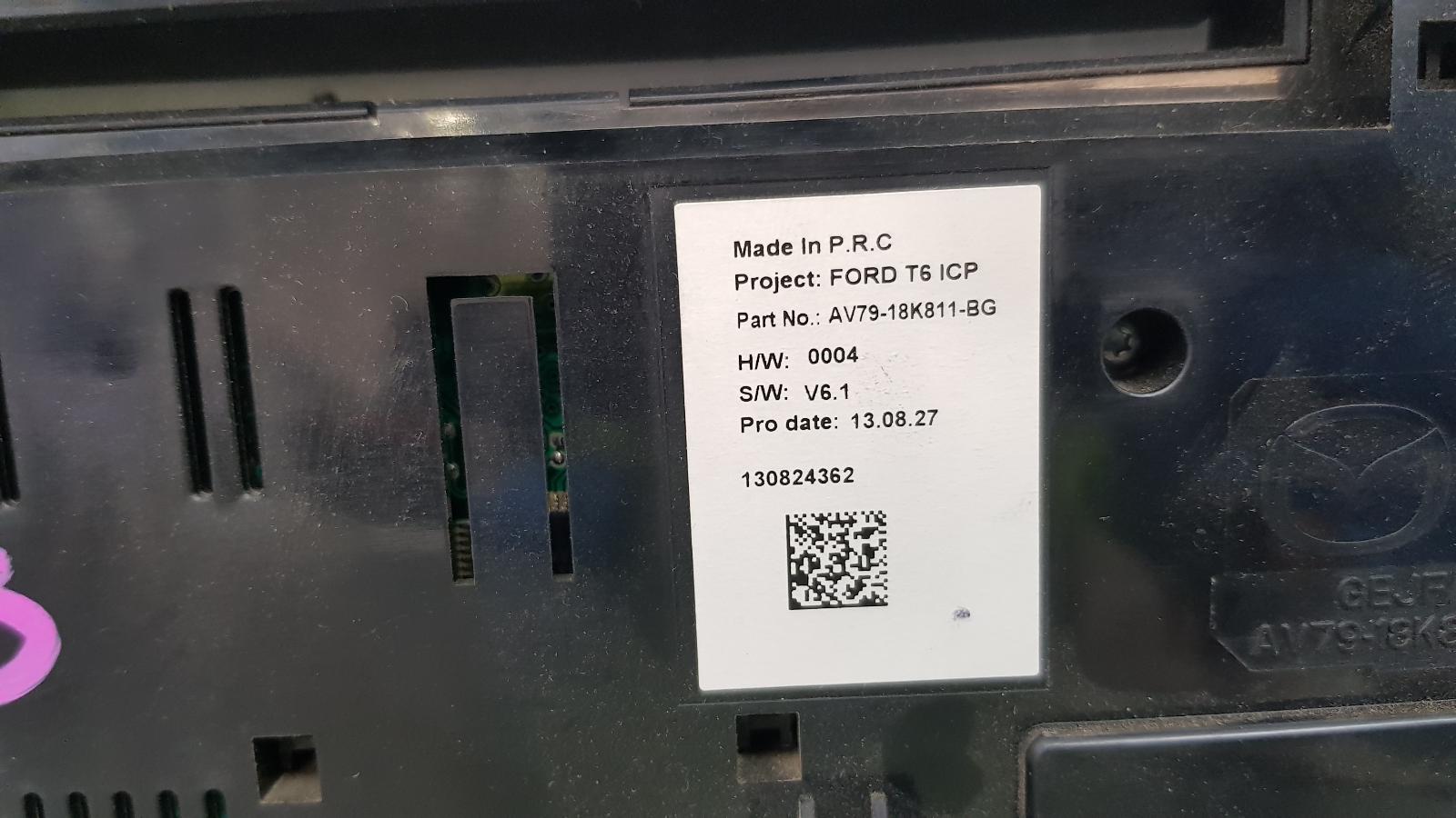 View Auto part Radio/Cd/Dvd/Sat/Tv Mazda Bt50 2014