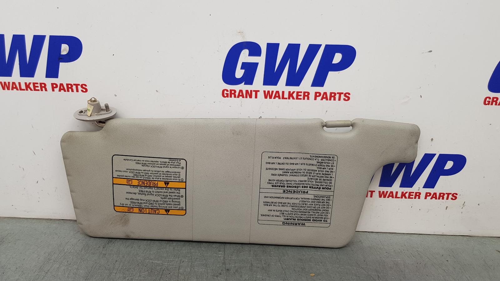 2010 Mazda Bt50 Sunvisor View Auto part Sunvisor Mazda Bt50 2010