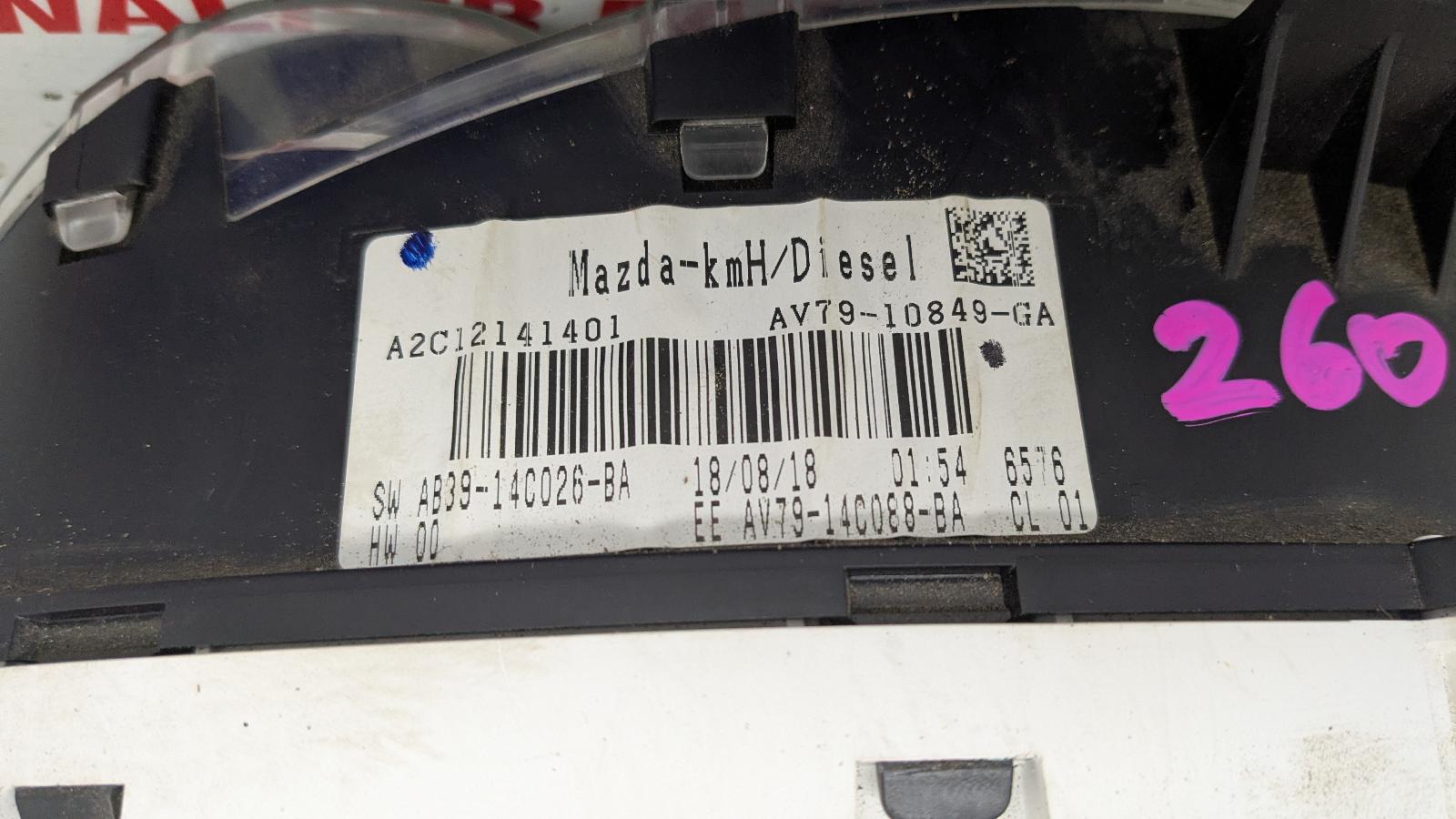 2018 Mazda Bt50 Instrument Cluster View Auto part Instrument Cluster Mazda Bt50 2018