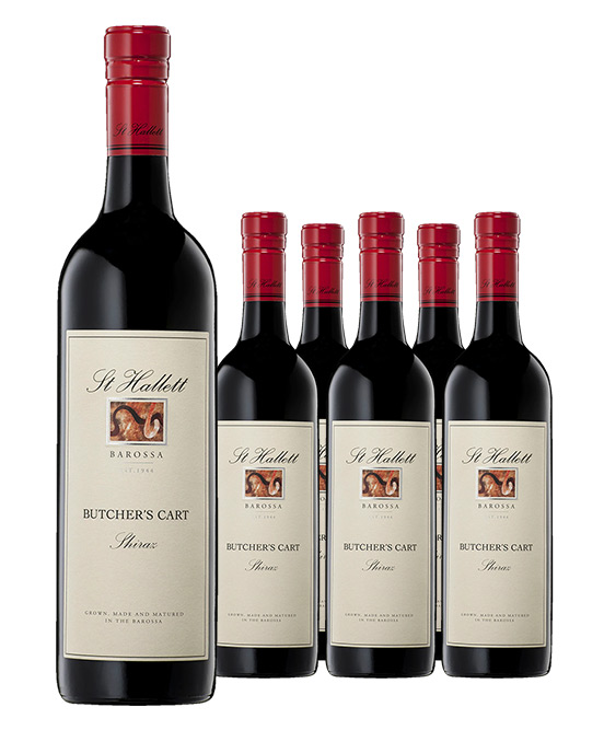 St Hallett Butchers Cart Shiraz 2024 6pack