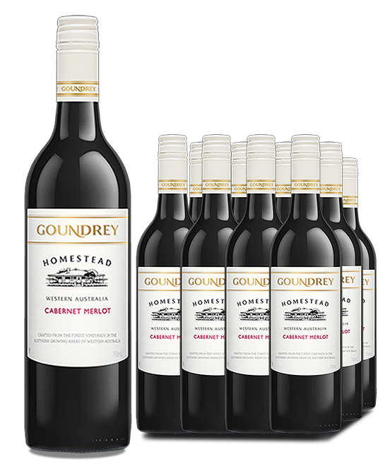 Goundrey Homestead Western Australia Cabernet Merlot 2024 Dozen