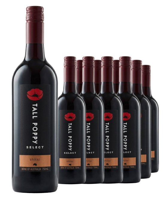 Tall Poppy Shiraz 2022 Dozen