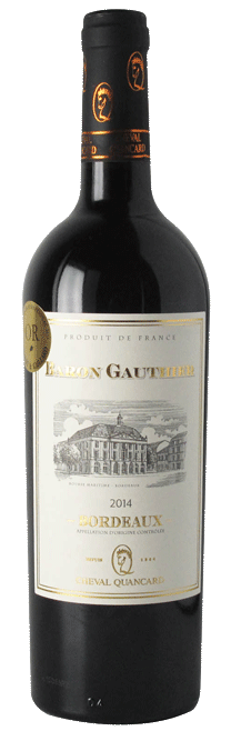 Baron Gauthier Bordeaux Merlot Cabernet 2014 