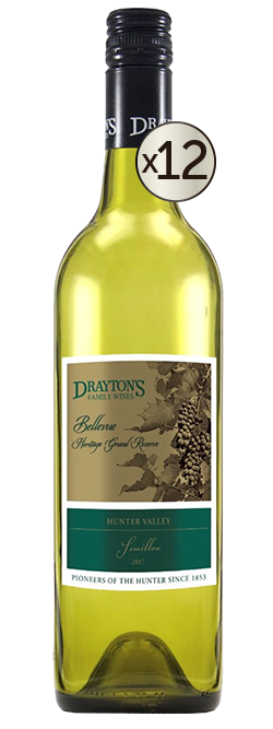 Draytons Family Bellevue Heritage Grand Reserve Hunter Valley Semillon 2017 Dozen