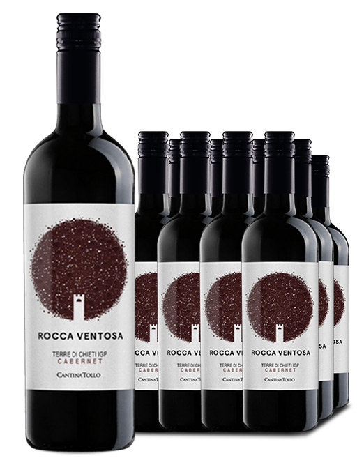 Cantina Tollo Rocca Ventosa Terre Di Chieti IGP Cabernet Sauvignon 2022 Dozen