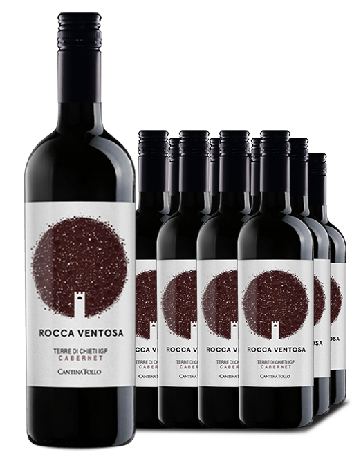 Cantina Tollo Rocca Ventosa Terre Di Chieti IGP Cabernet Sauvignon 2022 Dozen