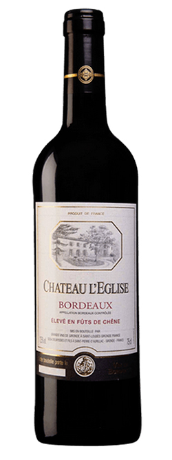 Chateau LEglise Bordeaux Cabernet Merlot 2023