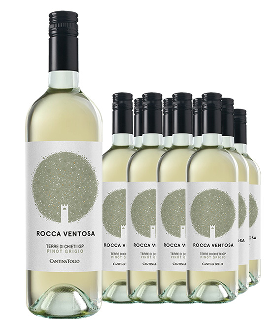 Cantina Tollo Rocca Ventosa Terre Di Chieti IGP Pinot Grigio 2025 Dozen