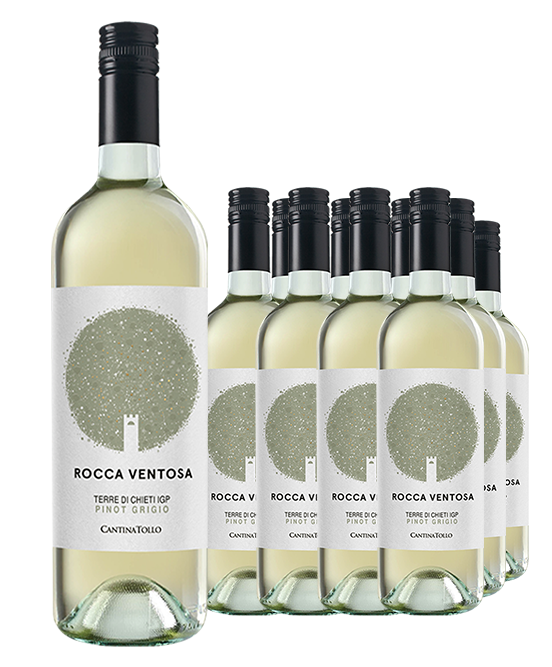 Cantina Tollo Rocca Ventosa Terre Di Chieti IGP Pinot Grigio 2025 Dozen