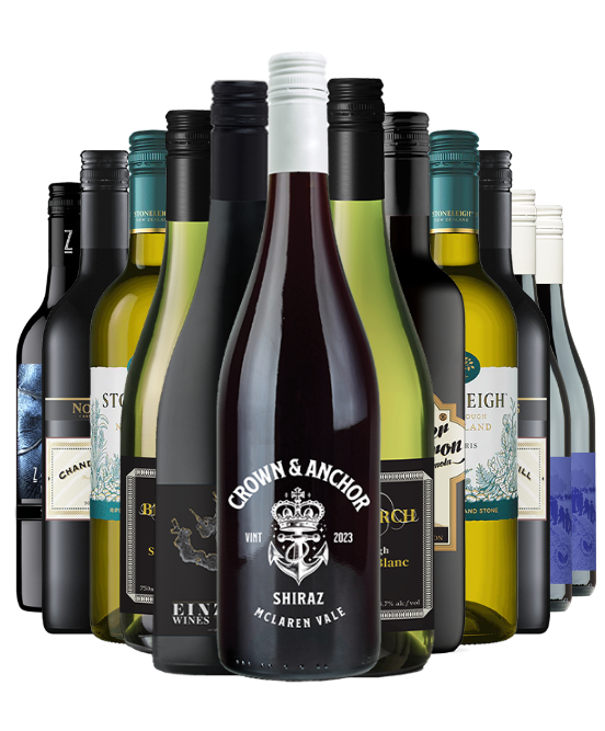 Autumn Red & White Medley Mixed Dozen