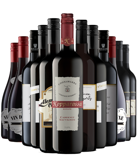 Rich & Robust Red Wine Mixed Dozen 