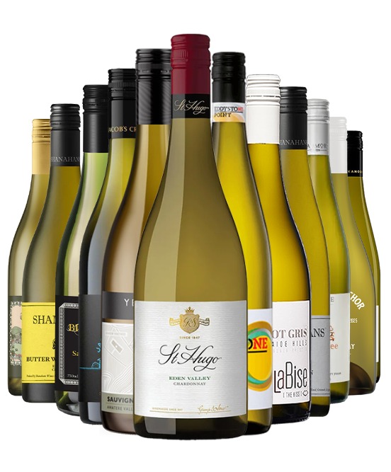 The Ultra Premium White Wine Mixed Dozen