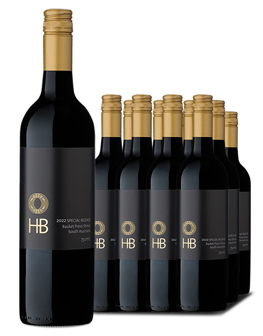 Hazyblur Special Release Basket Press Shiraz 2022 Dozen