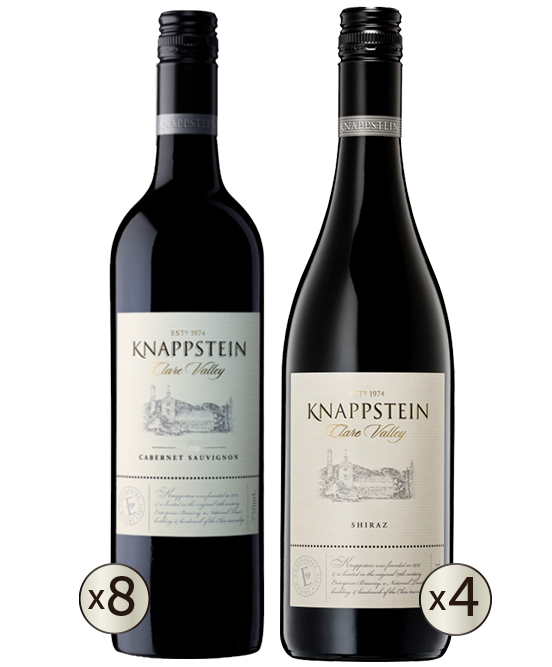 98 Point Trophy Winning Knappstein Clare Valley Shiraz & Cab Sauv Mixed Dozen