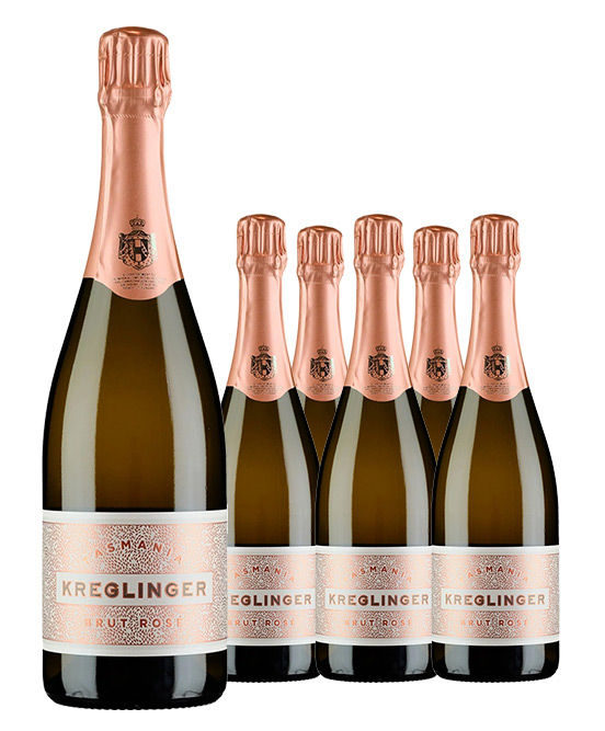 Kreglinger Tasmania Sparkling Brut Rose Nv 6pack