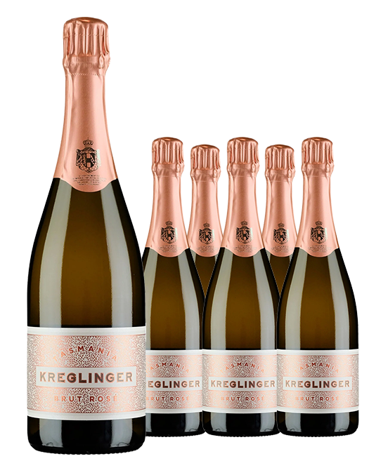 Kreglinger Tasmania Sparkling Brut Rose Nv 6pack