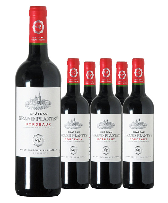 Chateau Grand Plantey Bordeaux AOP 2021 6pack