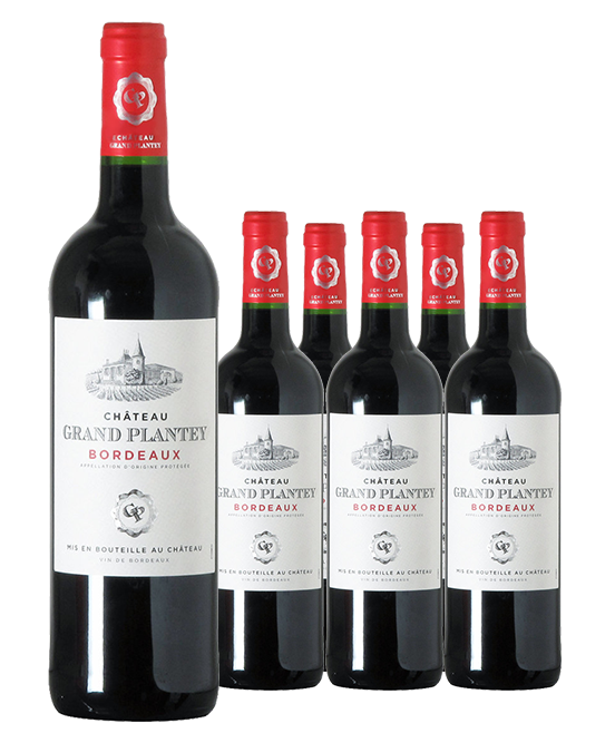 Chateau Grand Plantey Bordeaux AOP 2021 6pack