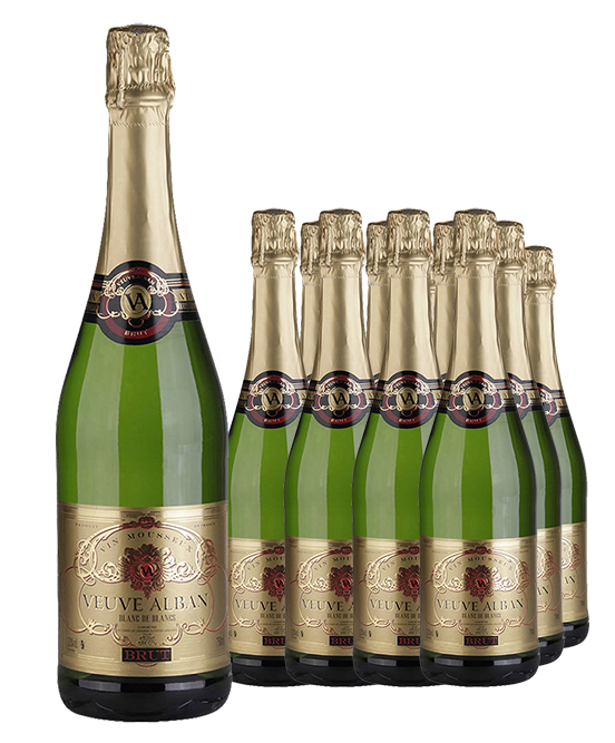 Veuve Alban Blanc de Blancs Brut Nv Dozen 