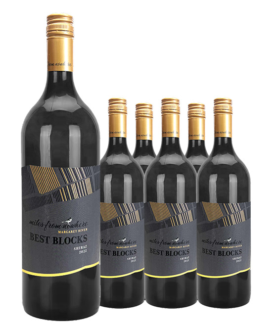 Miles From Nowhere Best Blocks Margaret River Shiraz 2022 Magnum 6pack