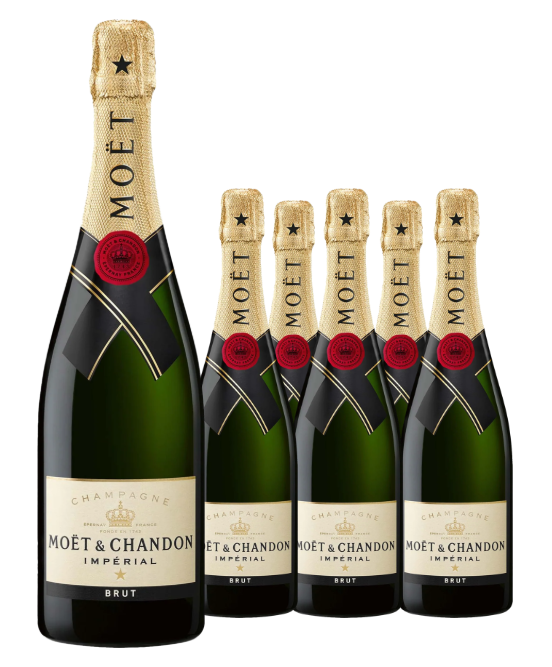 Moet & Chandon Imperial Brut Champagne Nv 6pack