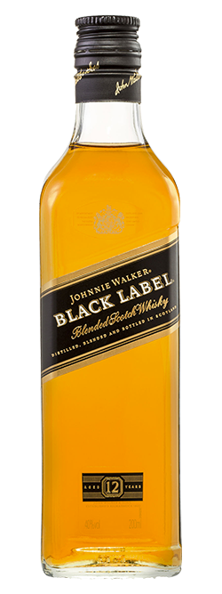 Johnnie Walker Black Scotch Whiskey 200ml