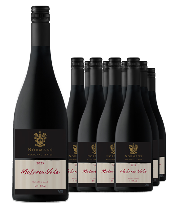 Normans Regional Series McLaren Vale Shiraz 2025 Dozen