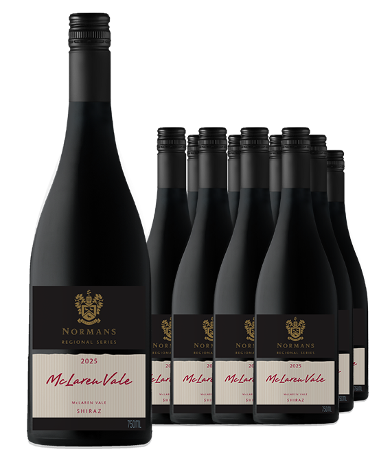 Normans Regional Series McLaren Vale Shiraz 2025 Dozen