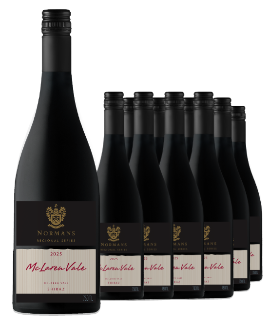 Normans Regional Series McLaren Vale Shiraz 2025 Dozen