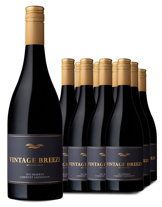 Vintage Breeze McLaren Vale Cabernet Sauvignon 2022 Dozen