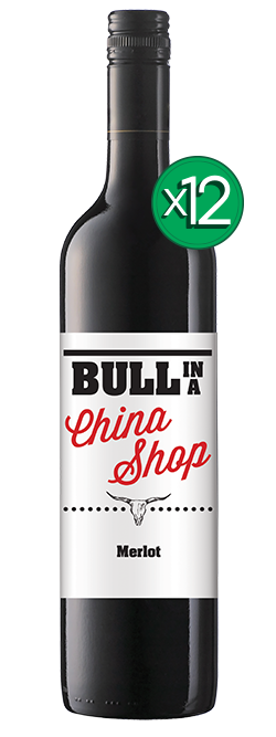 Bull In A China Shop Merlot 2017 Dozen