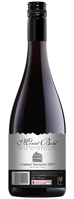 Mount Bold McLaren Vale Cabernet Sauvignon 2017