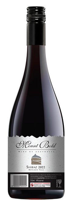 Mount Bold McLaren Vale Shiraz 2022