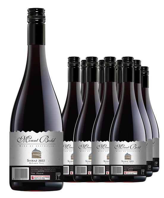 Mount Bold McLaren Vale Shiraz 2022 Dozen