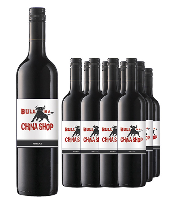 Bull In A China Shop Shiraz 2023 Dozen