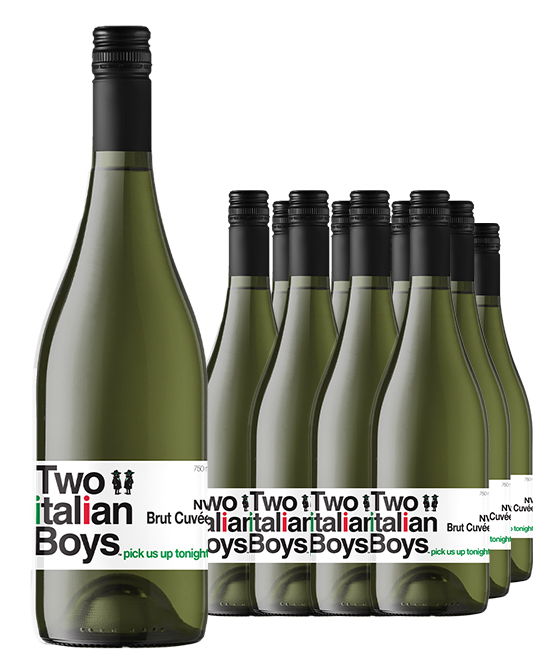 Two Italian Boys Sparkling Brut Nv Dozen