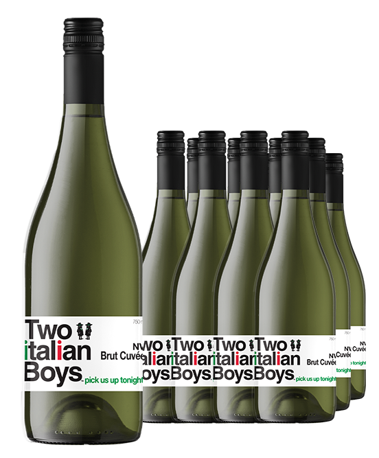 Two Italian Boys Sparkling Brut Nv Dozen