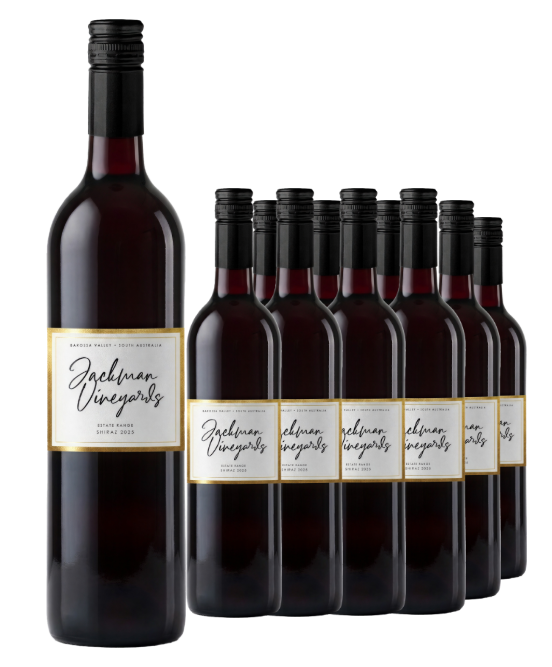 Jackman Vineyards Estate Range Barossa Valley Shiraz 2025 Dozen