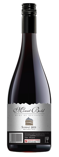 Mount Bold McLaren Vale Shiraz 2025