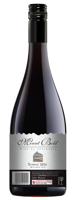 Mount Bold McLaren Vale Shiraz 2025
