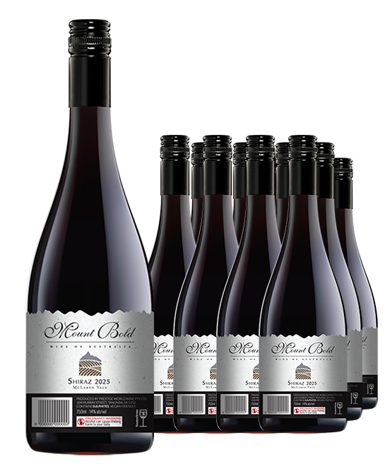 Mount Bold McLaren Vale Shiraz 2025 Dozen | Single Vineyard Shiraz