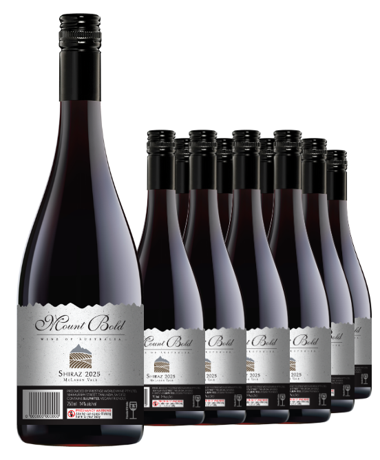 Mount Bold McLaren Vale Shiraz 2025 Dozen