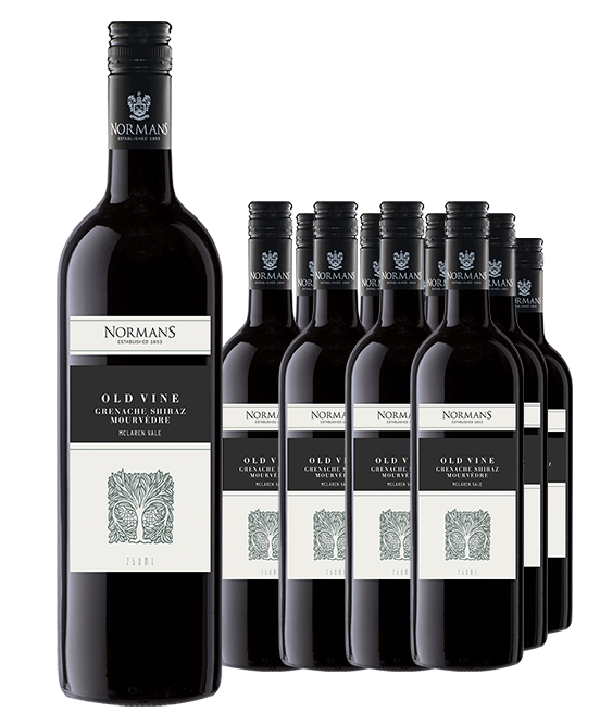 Normans Old Vine McLaren Vale Grenache Shiraz Mourvedre 2022 Dozen