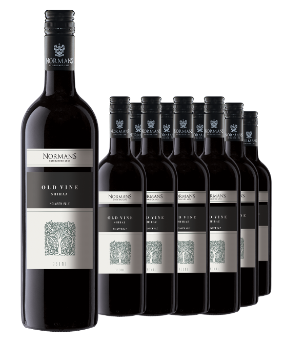 Normans Old Vine McLaren Vale Shiraz 2022 Dozen