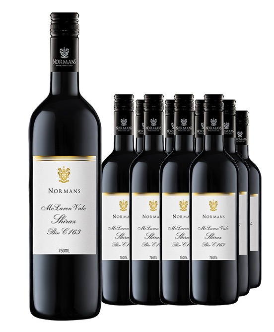 Normans Bin C163 McLaren Vale Shiraz 2025 Dozen