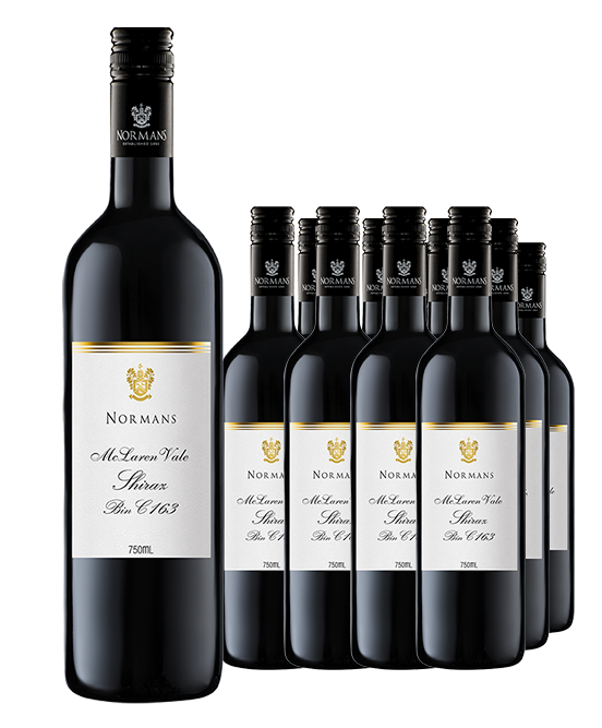 Normans Bin C163 McLaren Vale Shiraz 2025 Dozen