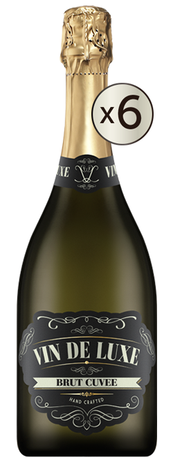 Vin De Luxe Sparkling Brut Cuvee Nv 6pack Glow In The Label